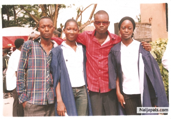with my pals on matriculation day - click for next photo