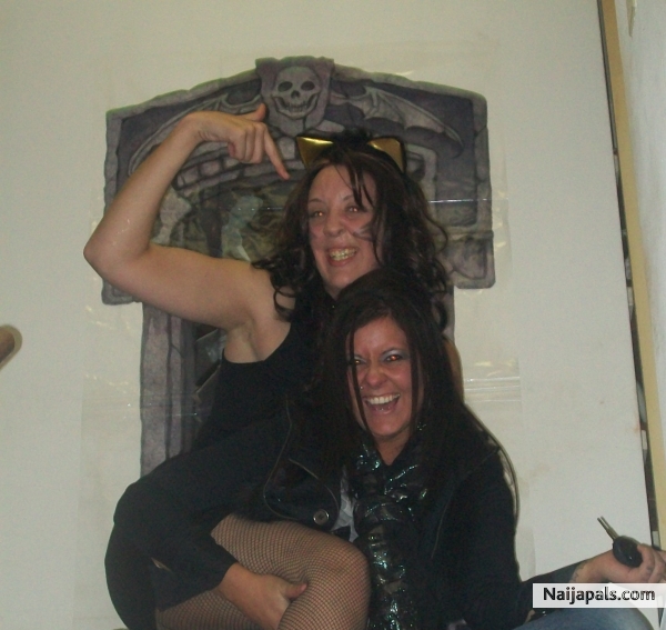 My girls at my Halloween party 2011 - click for next photo