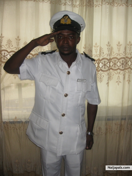 Thank God I am now a Sail Navy... I give all Grace to the God father of Jesus and to my mom and Dad and all my friend and all wells wishers - click for next photo