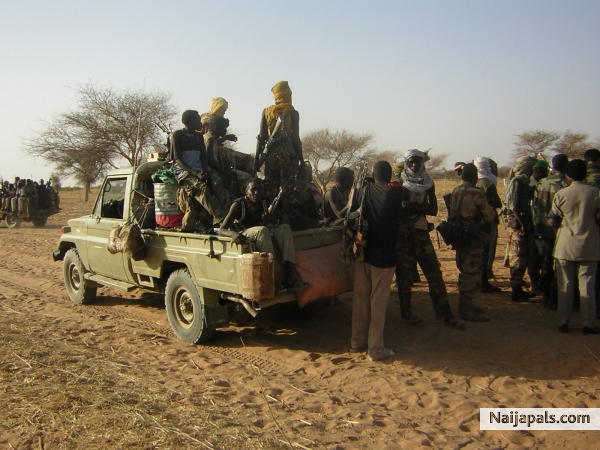 Darfur rebels - click for next photo