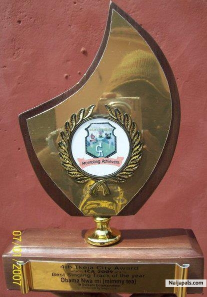 my award - click for next photo