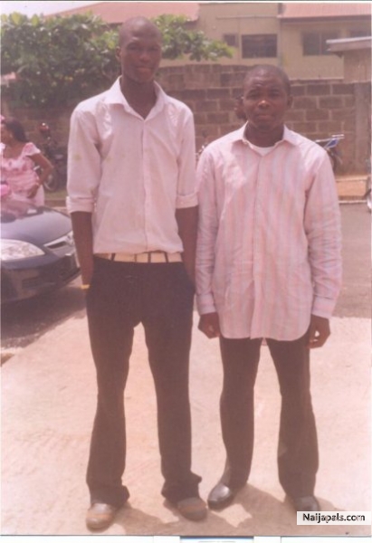 my brother(to ur left) and I - click for next photo