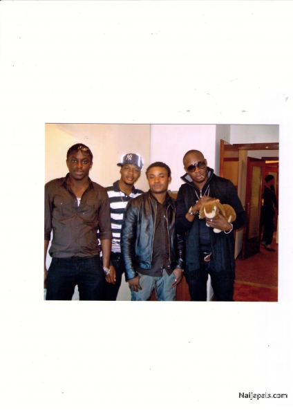 after a llive stage performance - click for next photo