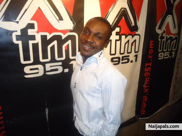 me @ xfm 95.1 - click for next photo