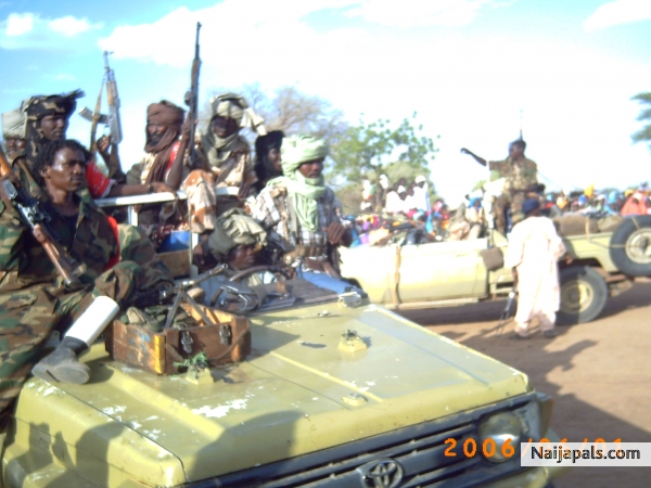Darfur rebels - click for next photo
