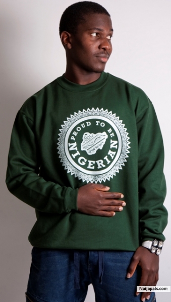 Proud to be Nigerian Sweatshirt - click for next photo