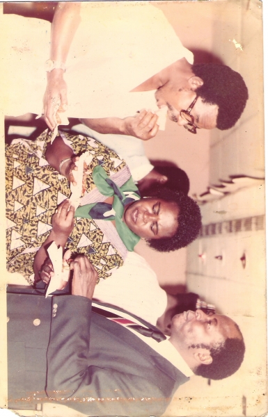 my dad when he was in a public function - click for next photo