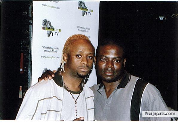 Frankie with tony tetuila hangin out in London - click for next photo
