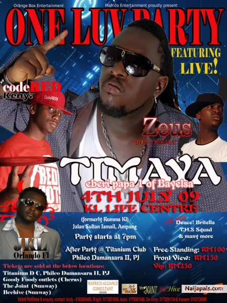 One Luv Party with Timaya & CodeREd DJs Live(kenya) - click for next photo