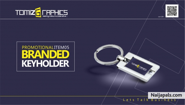 Tomizgraphics branded keyholder - click for next photo