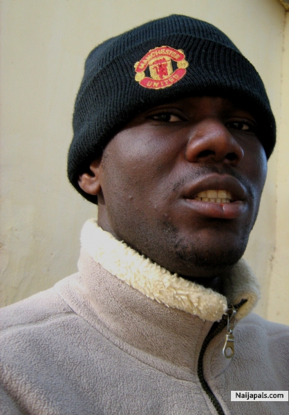 me, in cold Jos weather - click for next photo