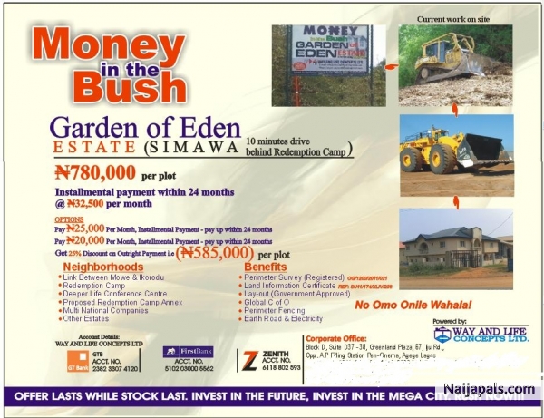 GARDEN OF EDEN ESTATE-PLAN NO:OG/1200/2011/021 - click for next photo