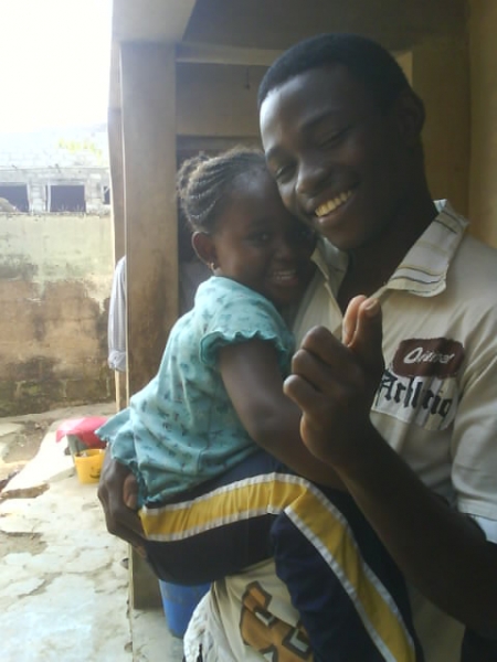 Me and my lil sis' s Friend - click for next photo