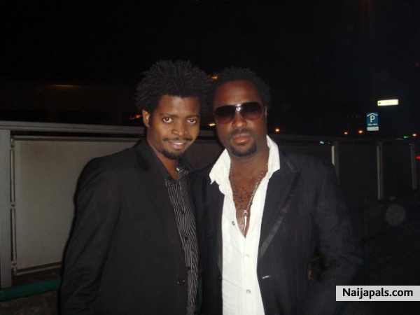 Nigerian Comedian Basket mouth n my cousin Kola at Vienna Austria - click for next photo