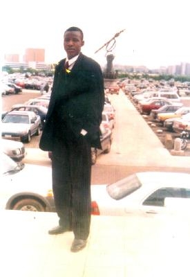 IN front of NATIONAL ASSEMBLY Abuja - click for next photo