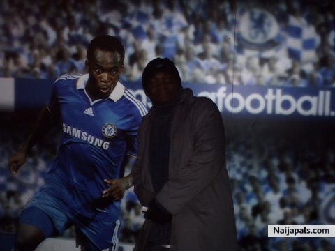 with MICHEAL ESSIEN - click for next photo