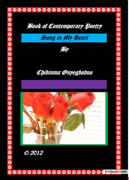 Book of Contemporary poetry by Chidinma Onyegbaduo - click for next photo
