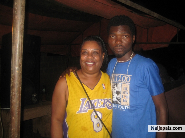 Me and Tunji my finacee - click for next photo