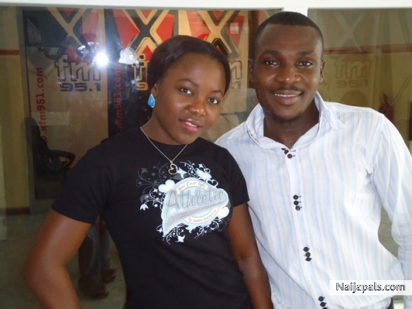 ME and Miss Gold the dancehall of Nigeria - click for next photo