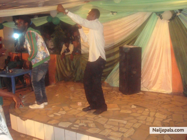 performing on the stage in KD - click for next photo