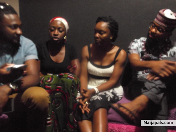 NOLLYWOOD IN DA BUILDING. UTI, KATE HENSHAW, DAVID JONES DAVID (DJD), CHIOMA AND SHOLA KUTI IN THE HOUSE. RADIO DRAMA RECORDING. TITTLED SEXUAL HARRASMENT. #DAVIDJONESPRODUCTION #DAVIDJONESHOUSELIMITED - click for next photo