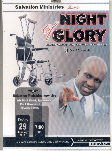 you are invited to (Salvation Ministries Glorious Chapel ) Night of glory - click for next photo