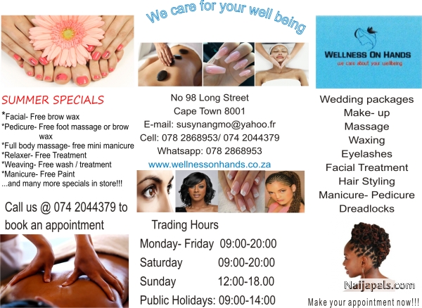 Wellness on hand - click for next photo