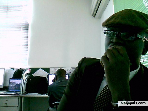 At work - click for next photo