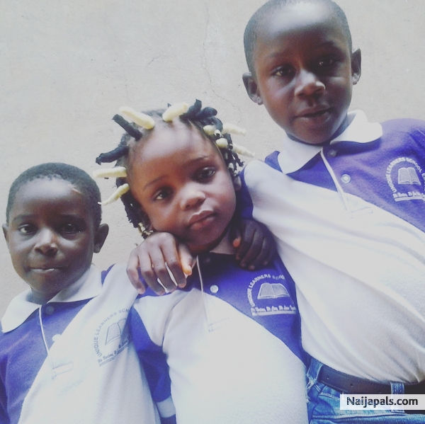 Princess Chinagorom Precious Mbah aka Baby Sampe and Her School Friends - click for next photo