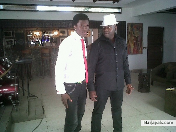 on set during my video shoot. - click for next photo