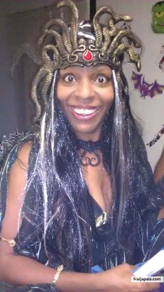 Halloween looking crazy with my funniest look - click for next photo