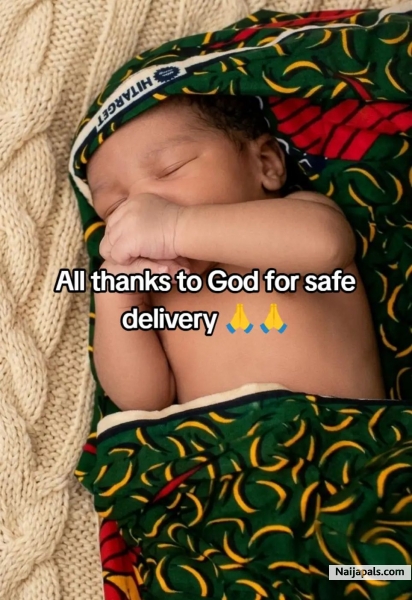 All thanks to God for the safe delivery 🙏🙏 - click for next photo
