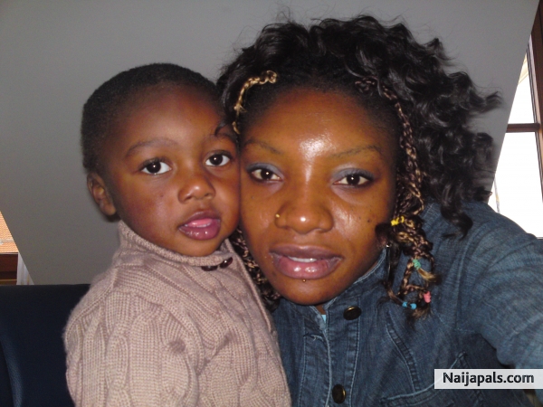 My son and me - click for next photo