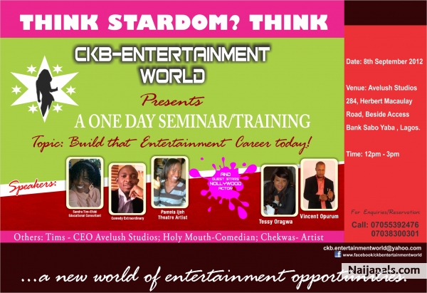 Seminar Flier - click for next photo