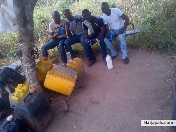 drinkng da holy water - click for next photo