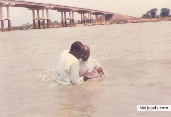 Baptism by Immersion - click for next photo