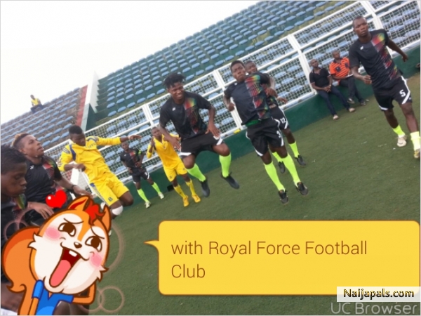 with Royal Force Football Club - click for next photo