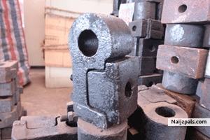 Clinker Crusher hammers - click for next photo