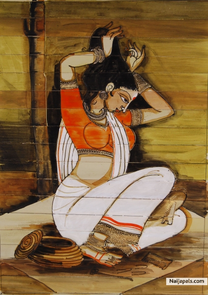 this art odisha(india) traditional paint, plam lafe paint - click for next photo