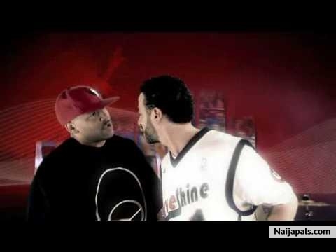 Me & DJ OG-ONE during the official Blazers NBA video shoot - click for next photo