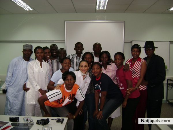 Wit Collegues at Emirate - click for next photo