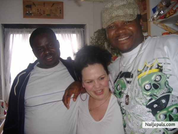 chike and wife a friend his name is tokas - click for next photo