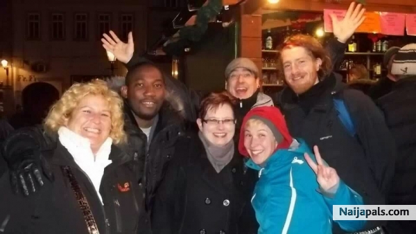 Me my friends in Germany - click for next photo
