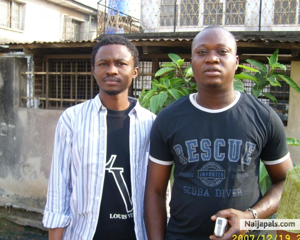 Adekola and I at Miriams Bthday party in Lagos. - click for next photo