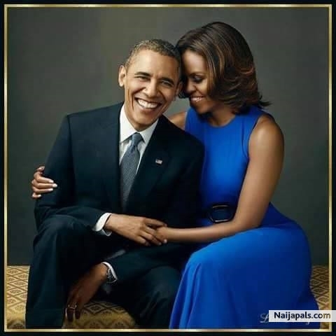 our very handsome President Obama with tbe Beautiful wife..Michelle ❤ - click for next photo