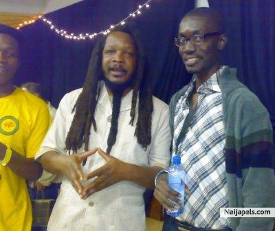 me and appleseed of Bongo Maffin - click for next photo