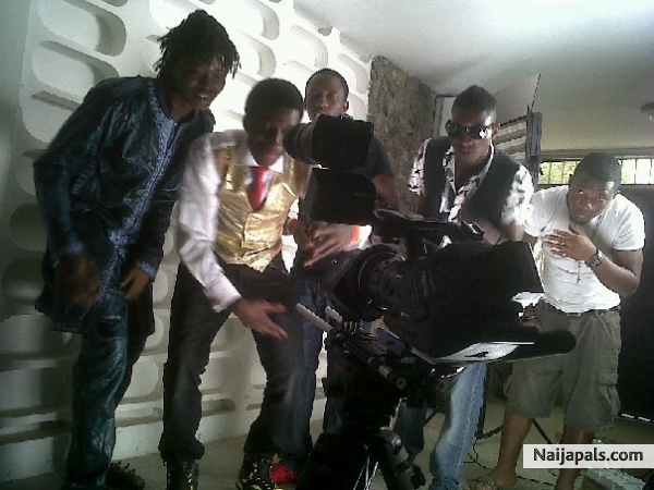 on set during my video shoot. - click for next photo