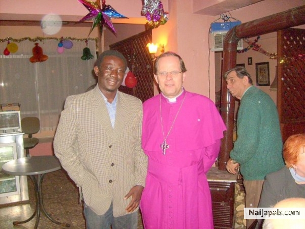 with Bishop Handford from jerusalem province - click for next photo