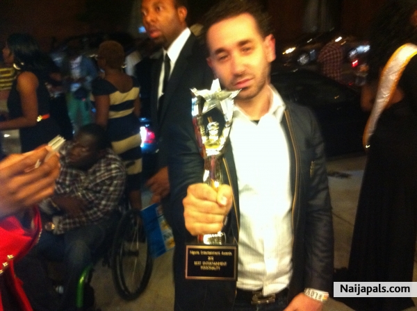At the Naija ENT awards... Bringing it home y' all - click for next photo