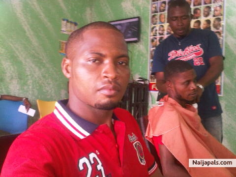 in a barber shop - click for next photo